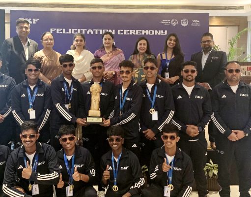 केंद्रीय राज्य मंत्री ने ओलंपिक्स भारत द्वारा एसकेएफ के कॉर्पोरेट समर्थन से पोषित मजबूत समर्थन तंत्र की सराहना की