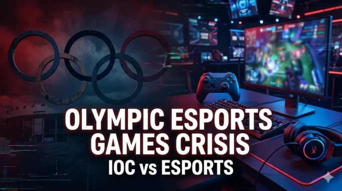 Olympic Esports Games IOC decision esports vs Olympics concept