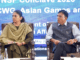 Sports Conclave 2026 में खेल मंत्री की सख्त चेतावनी – नहीं माने तो फ़ेडेरेशन होंगी निलंबित At Sports Conclave 2026 Sports Minister Raksha Khadse and Mansukh Mandviya listening to Sports Federation representatives