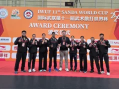 भारत का शानदार प्रदर्शन, 2 स्वर्ण सहित कुल 5 पदक जीतकर रचा इतिहास India wins 5 medals in 11th Sanda World Cup Macau