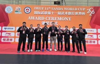 भारत का शानदार प्रदर्शन, 2 स्वर्ण सहित कुल 5 पदक जीतकर रचा इतिहास India wins 5 medals in 11th Sanda World Cup Macau