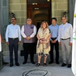 IOA-Gujarat delegation with ANOC Secretary General Gunilla Lindberg