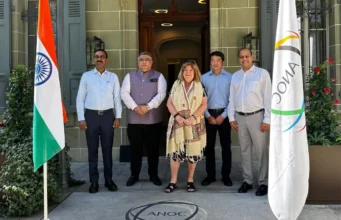 ANOC मुख्यालय पहुंचा IOA और गुजरात सरकार का प्रतिनिधिमंडल, खेल सहयोग और भविष्य की योजनाओं पर चर्चा IOA-Gujarat delegation with ANOC Secretary General Gunilla Lindberg