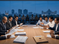 तेलंगाना ओलंपिक संघ विवाद में IOA की एंट्री, लेकिन प्रक्रिया और अधिकारों पर भी उठे सवाल तेलंगाना ओलंपिक एसोसिएशन विवाद, निर्वाचक मंडल सत्यापन और IOA की भूमिका का प्रतीकात्मक चित्र