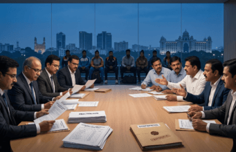 तेलंगाना ओलंपिक संघ विवाद में IOA की एंट्री, लेकिन प्रक्रिया और अधिकारों पर भी उठे सवाल तेलंगाना ओलंपिक एसोसिएशन विवाद, निर्वाचक मंडल सत्यापन और IOA की भूमिका का प्रतीकात्मक चित्र