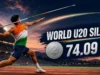 World U20 Athletics 2026: आशीष यादव ने 74.09 मीटर के साथ जीता जैवलिन सिल्वर World U20 Athletics 2026 में आशीष यादव के 74.09 मीटर जैवलिन सिल्वर की प्रतीकात्मक editorial illustration