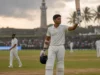 Padikkal’s Maiden Test Century Puts India in Control in Galle Indian left-handed Test batter raising his bat after reaching a century in Galle
