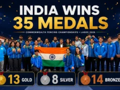 India Wins 35 Medals at Commonwealth Fencing Championships 2026 India wins 35 medals at Commonwealth Fencing Championships 2026 in Lagos