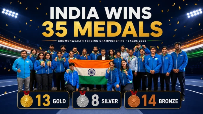 India wins 35 medals at Commonwealth Fencing Championships 2026 in Lagos