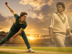 Mitchell Starc vs Kapil Dev: कपिल को पीछे छोड़ने से 2 विकेट दूर, जानें पूरा गणित Mitchell Starc और Kapil Dev के टेस्ट विकेट रिकॉर्ड की प्रतीकात्मक क्रिकेट इमेज