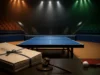 Sports Ministry suspends TTFI recognition over governance failures Table tennis arena with governance documents and gavel symbolising suspension of TTFI recognition
